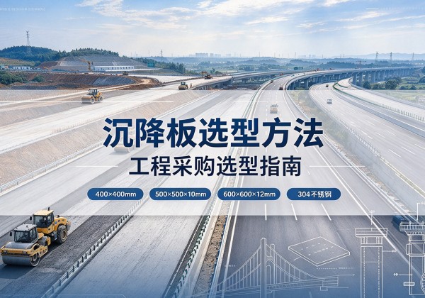 尖山沉降板选择方法